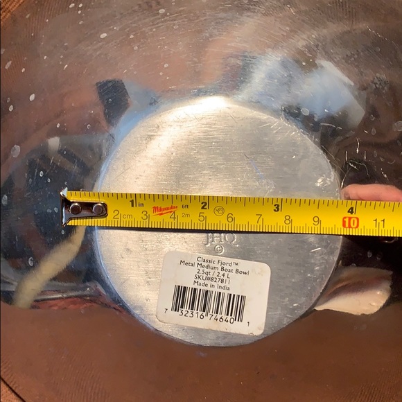 Dansk Classic Fjord Boat Bowl Made in India 2.5qt - Picture 10 of 10